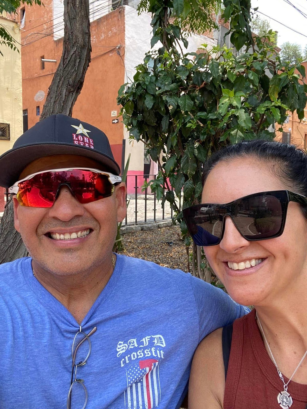 Tiffany Albrecht poses with male partner